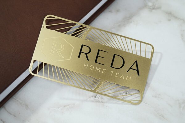 Elevate Your Brand with Custom Brass Metal Business Cards
