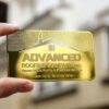 Elevate Your Brand with Custom Brass Metal Business Cards
