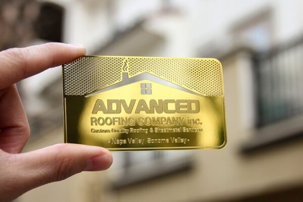 Elevate Your Brand with Custom Brass Metal Business Cards