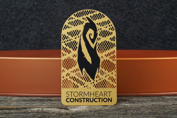 Elevate Your Brand with Custom Brass Metal Business Cards
