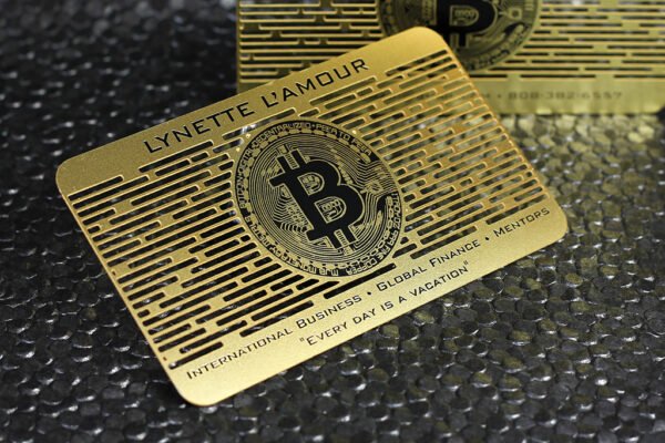 Elevate Your Brand with Custom Brass Metal Business Cards