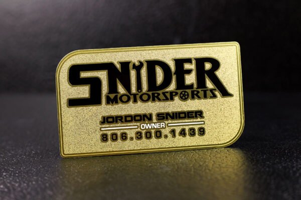 Elevate Your Brand with Custom Brass Metal Business Cards